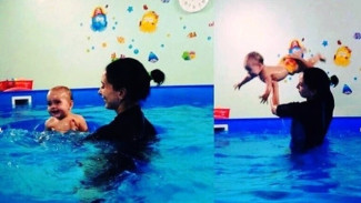 В Астраханской области открыли центр грудничкового плавания