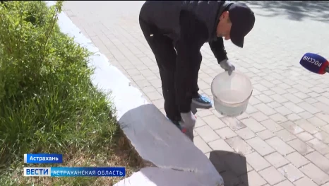 В Астрахани на территории парка "Аркадия" прошёл этносубботник