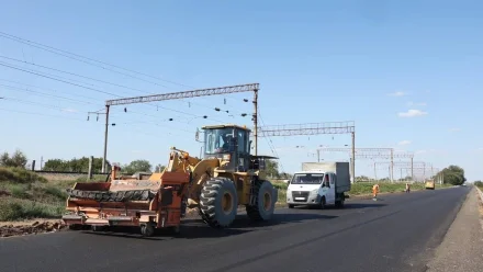 На трассе «Волгоград – Астрахань» ремонтируют ещё один участок