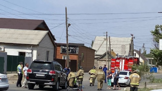 В Астрахани иномарка сбила мотоциклиста