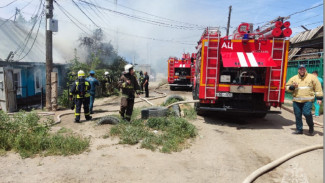 В Астрахани произошёл ещё один пожар повышенного ранга