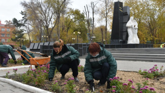 В парках и скверах Астрахани высадят около 7 тысяч тюльпанов