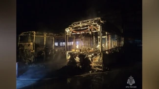 В Астрахани огнеборцы несколько часов ликвидировали крупный пожар