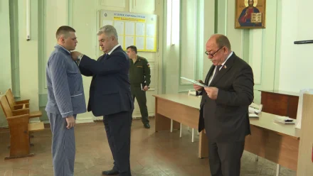 В астраханском госпитале военнослужащих наградили медалями «За отвагу»