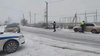 Из-за погоды сотрудники астраханской Госавтоинспекции переведены в усиленный режим работы