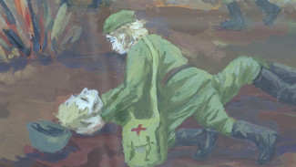 Юные астраханские художники представили свои работы на выставке “Сталинградская битва”