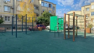 В астраханском селе появилась новая спортплощадка