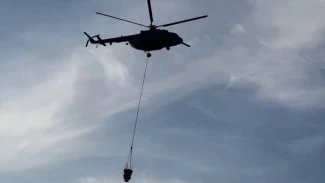  В Астраханскую область для тушения пожара прибыл спецборт МЧС России 