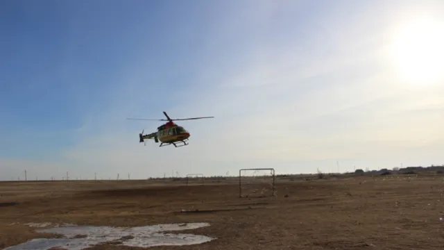 Санавиация транспортировала мужчину с ОНМК из района в Астрахань