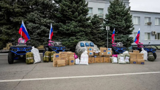 Бойцы 177-го полка морской пехоты получили квадроциклы из Астраханской области