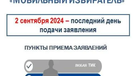 Астраханский избирком напомнил о завершении работы сервиса «Мобильный избиратель»