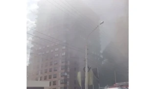 В Астрахани горел жилой комплекс 