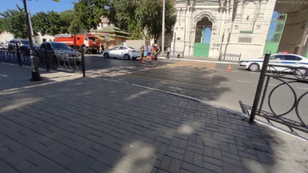 В центре Астрахани сбили девушку