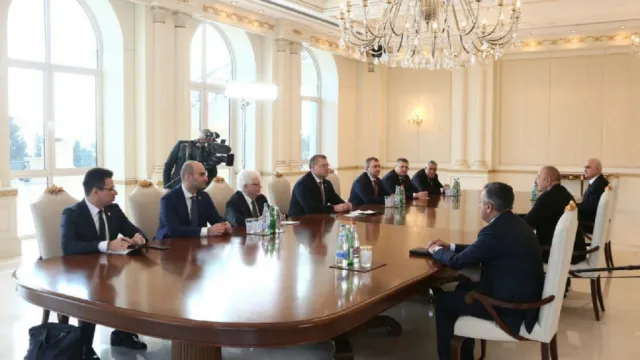 Губернатор Астраханской области и президент Азербайджана обсудили вопросы сотрудничества