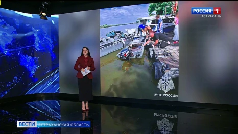 Астраханец едва не погиб после падения из лодки