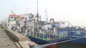 В Астрахани введён в эксплуатацию земснаряд «Николай Гричановский»