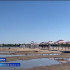 В Астрахани Ассадулаевский пляж частично ушёл под воду 