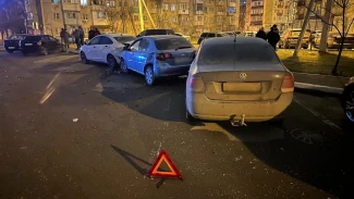 В Астрахани произошло массовое ДТП