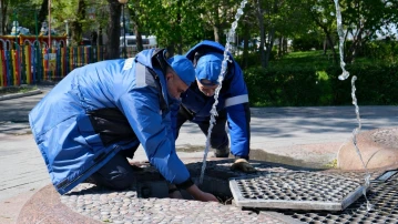 Фонтаны в Астрахани готовят к запуску