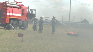 Под Астраханью прошли масштабные занятия по тушению природных пожаров