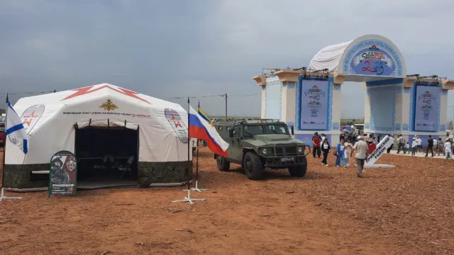 Мобильный пункт отбора контрактников на Сабантуе под Астраханью посетили 170 жителей
