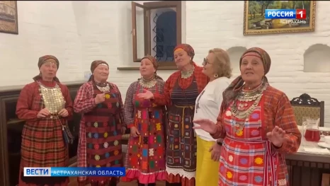 "Бурановские бабушки" эксклюзивно для зрителей ГТРК "Лотос" исполнили песню на родном языке