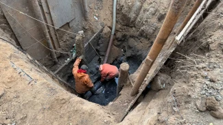 В Астрахани на финишную прямую вышла замена канализации на Безжонова