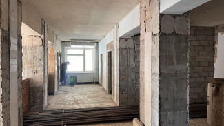 В Астрахани продолжается капремонт отделения городской поликлиники № 2