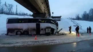 В Рязанской области пять человек погибло в ДТП с автобусом, следовавшим в Астрахань