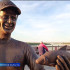 Астраханскую набережную теперь охраняет ещё один рыбак
