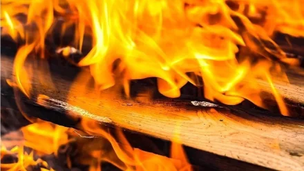 Под Астраханью при ночном пожаре в частном доме погиб 45-летний мужчина