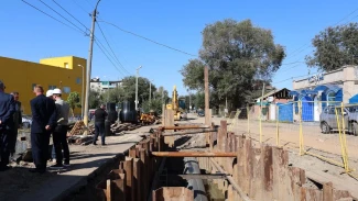 В Астрахани завершается капремонт участка водопровода на Авиационной