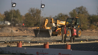 В Астрахани военные проводят заливку фундамента для новых госпиталей