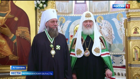 Патриарх Московский и всея Руси Кирилл освятил построенный в Астрахани Благовещенский храм