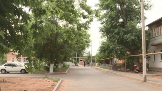 В астраханском посёлке Ильинка проводят благоустройство по нацпроекту