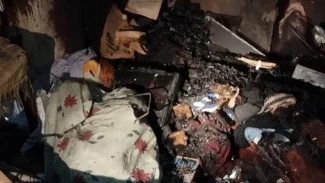 В Астраханской области при пожаре один пенсионер погиб, еще один пострадал
