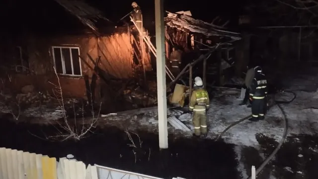 Под Астраханью при пожаре погиб 57-летний мужчина