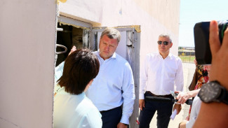 Игорь Бабушкин побывал в школе № 58, где под учителями провалился пол