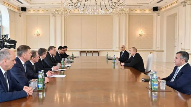 Губернатор Астраханской области встретился с президентом Азербайджана