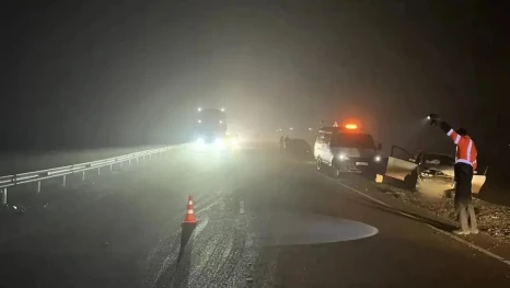 На трассе под Астраханью произошло ДТП, в котором пострадали двое мужчин