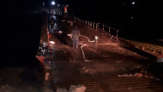 В Астраханской области восстановили работу понтонной переправы