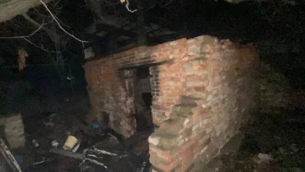 В Ленинском районе Астрахани на пожаре погиб мужчина