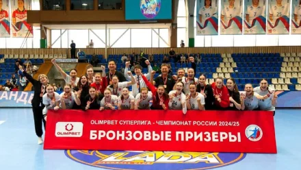 «Астраханочка» выиграла бронзу чемпионата России по гандболу