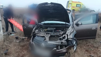 Под Астраханью при опрокидывании автомобиля пострадал мужчина