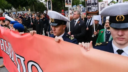 В Астраханской области более 70 тысяч человек участвовали в акции “Бессмертный полк”