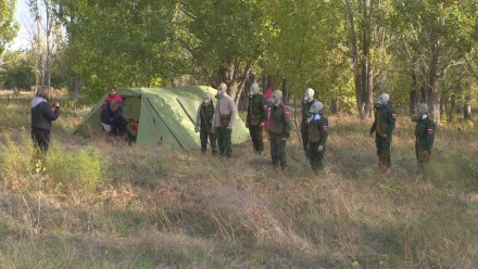 В Астрахани школьники стали участниками игры «Зарница»
