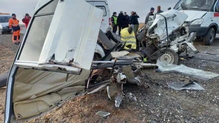 В ДТП с участием машины скорой помощи под Астраханью пострадали 3 человека