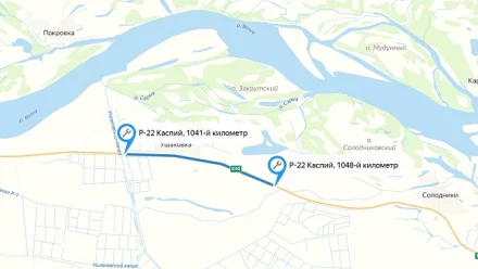 В Астраханской области ремонтируемый участок трассы Р-22 «Каспий» готов на 40%