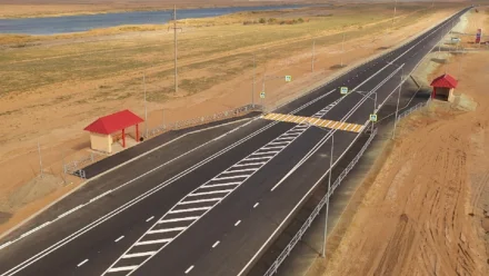 Под Астраханью капитально отремонтировали порядка 13 км трассы Р-216