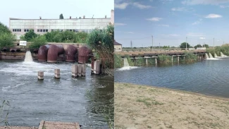 Под Астраханью началась подкачка воды в ильмени